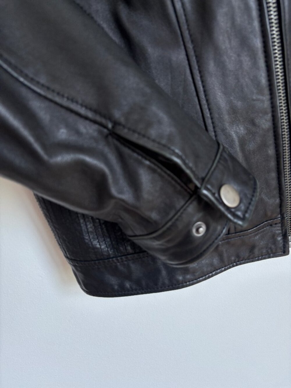 7 Diamonds Leather Moto Jacket Men's - Picture 5 of 9